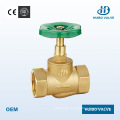 High Quality 1/2"-2" Inch Brass Stop Valve PTFE Washer